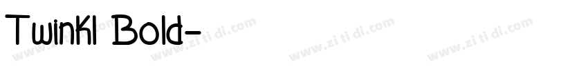 Twinkl Bold字体转换